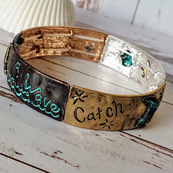 Life's a Beach Multi-Color Bracelet - Picture 2 of 4